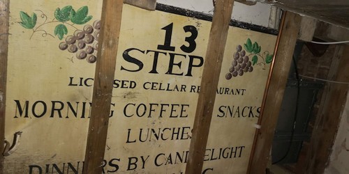 The Original 13 Steps Sign